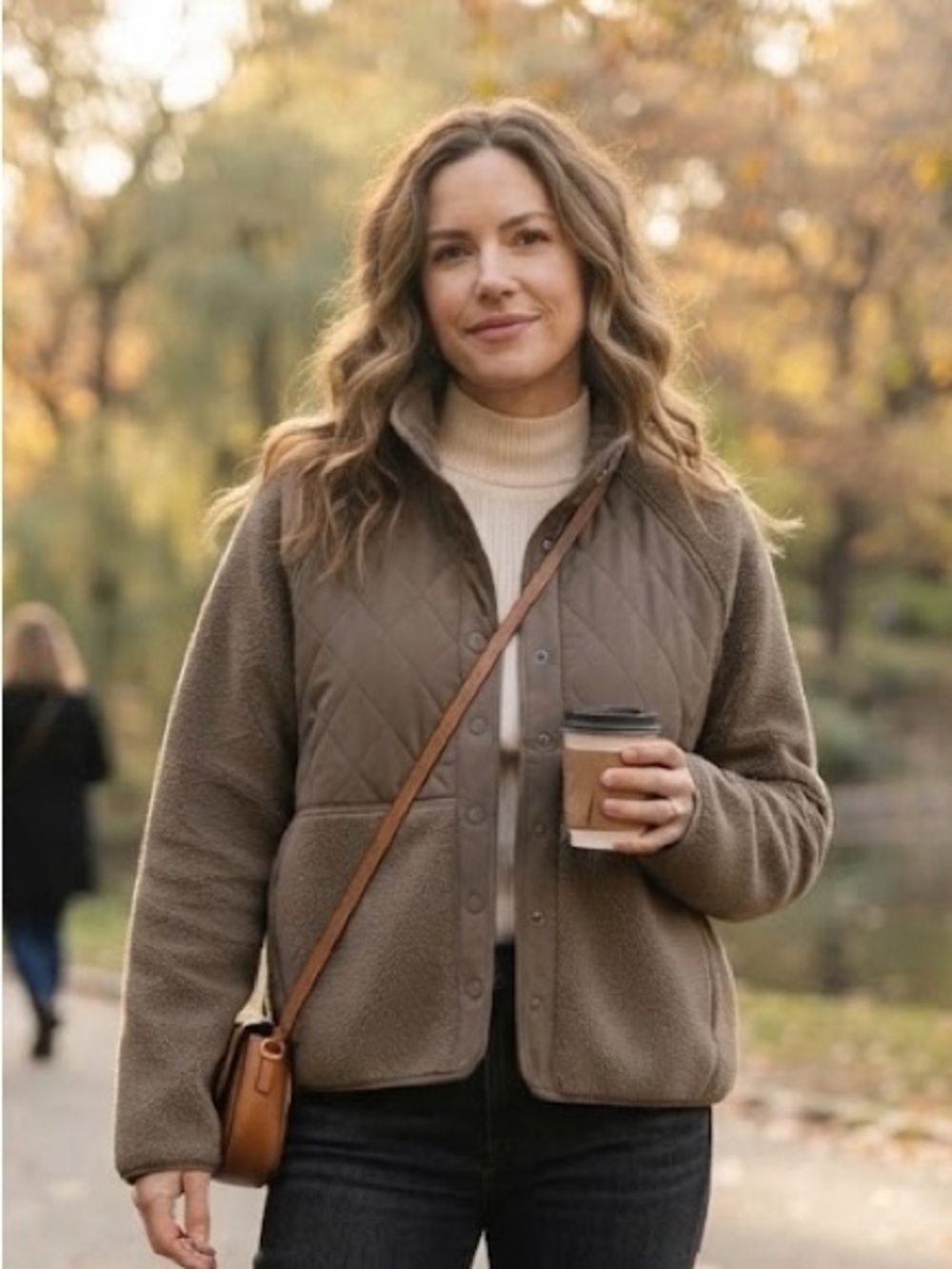 GAP Cozy Fall Quilted Sherpa Jacket - #